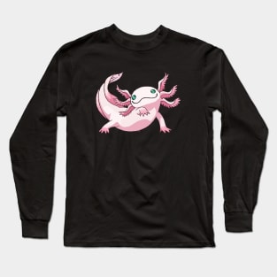 Pink Axolotl Long Sleeve T-Shirt